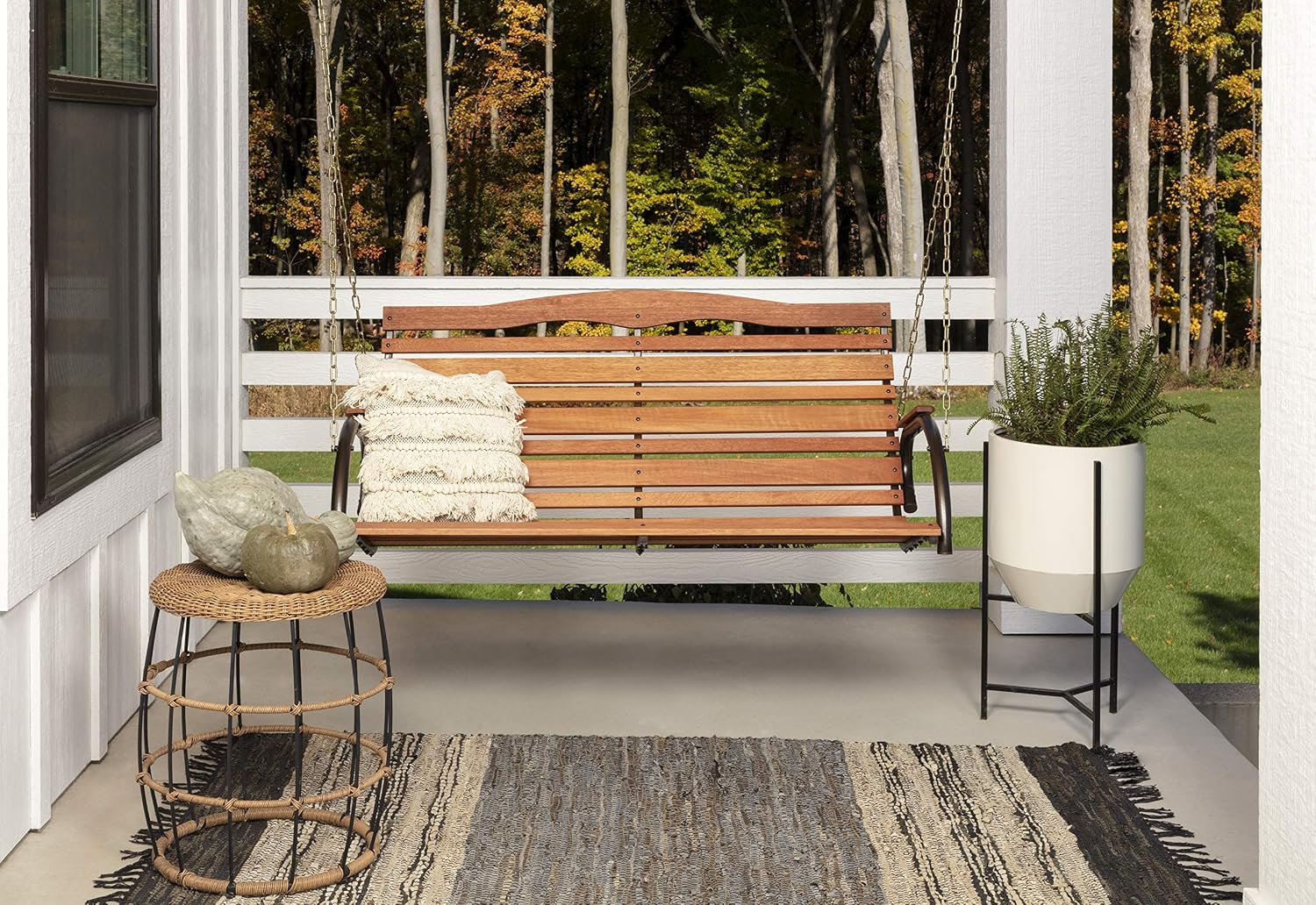 Steel Chain - Outdoor Patio Swing Powder Coated Steel
