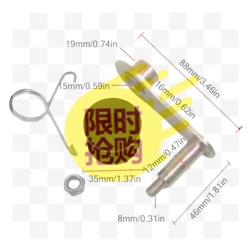 Roller Chain - Chain Tensioner Spring Roller Slider Guide