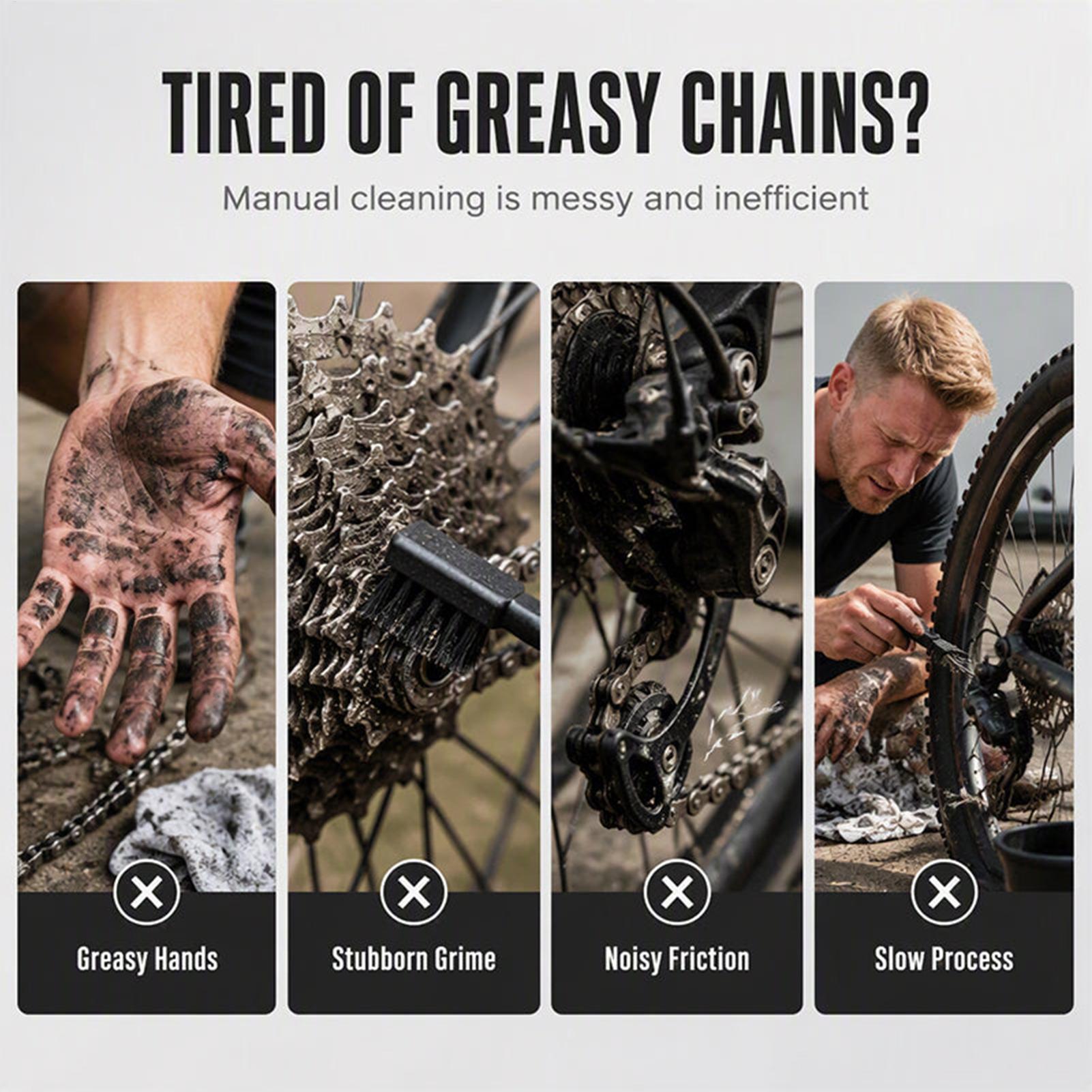 Bicycle Chain - Bicycle Chain Cleaner Cycling Drivetrain Maintenance