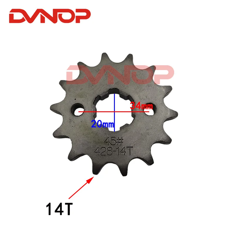 Motorcycle Front Rear Sprocket - 428 Chain ulasan dan harga