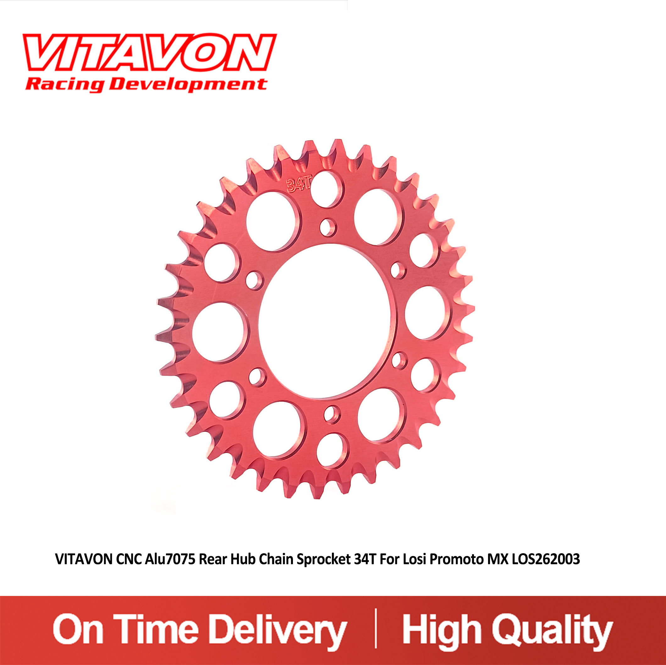 VITAVON CNC Alu7075 Rear Hub C - Chain Sprocket Set ulasan dan harga