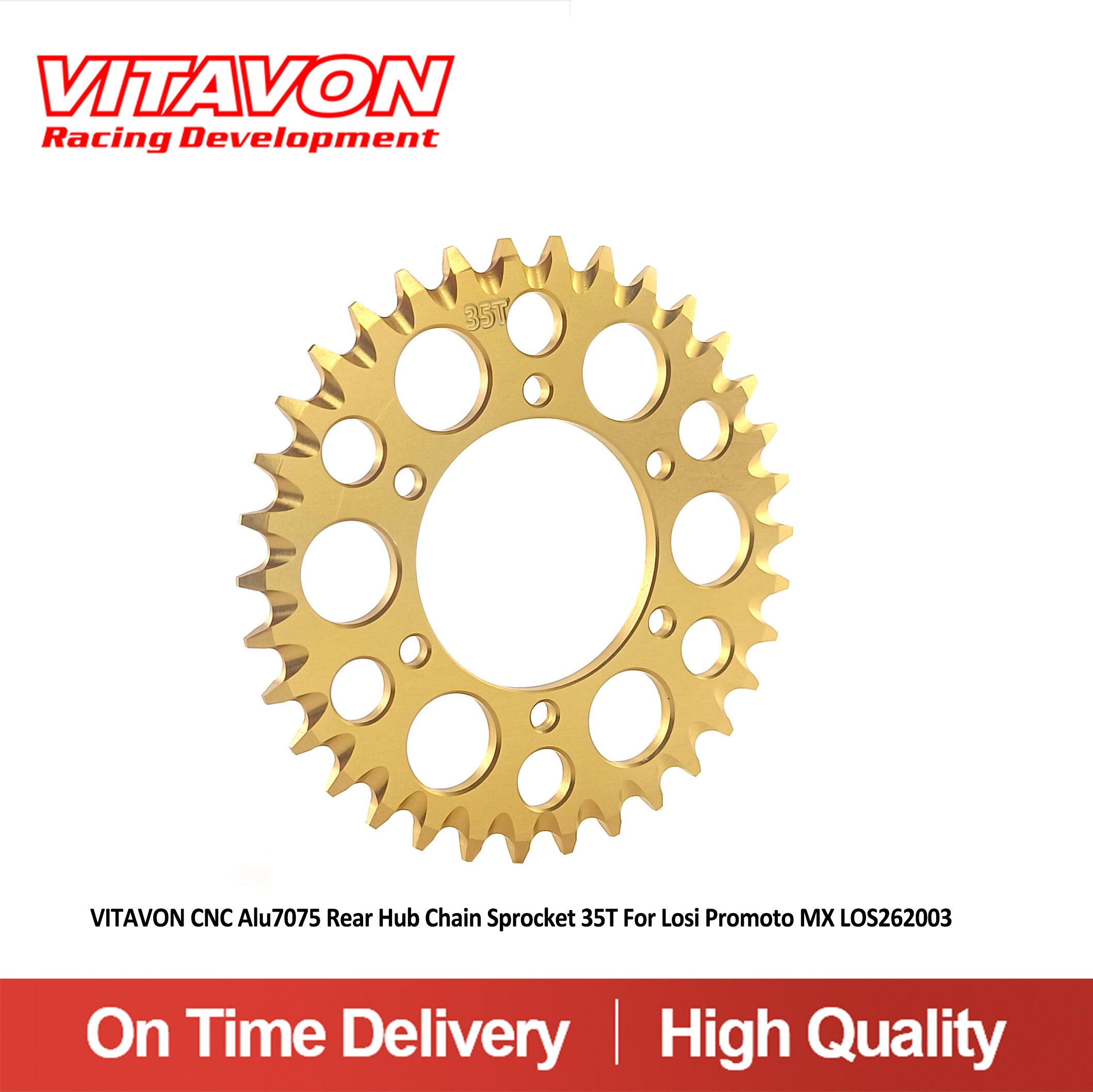 VITAVON CNC Alu7075 Rear Hub C - Chain Sprocket Set ulasan dan harga