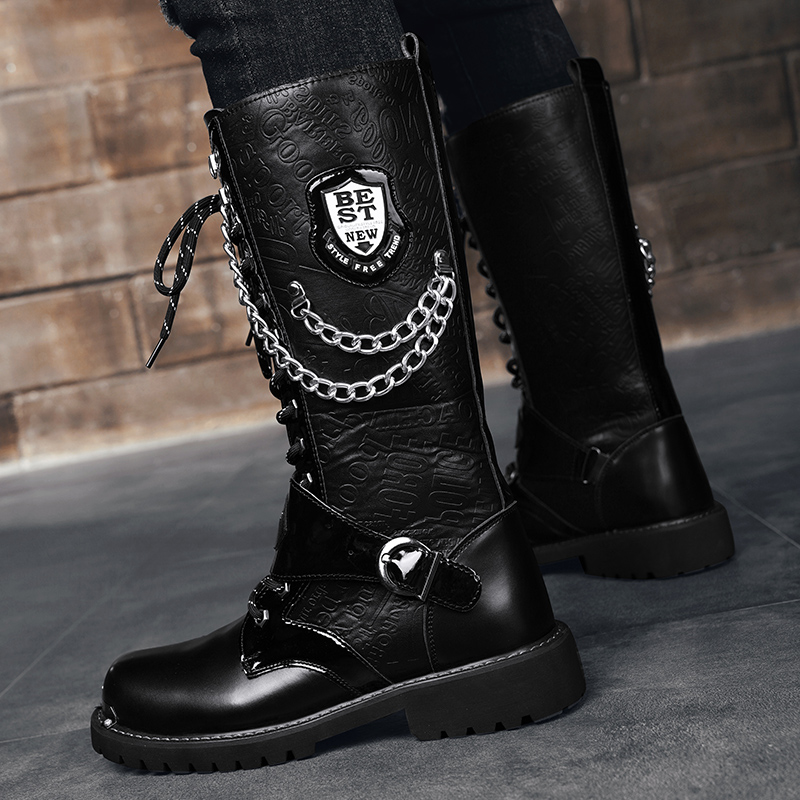Men's plus size Casual High To - Motorcycle Chain ulasan dan harga