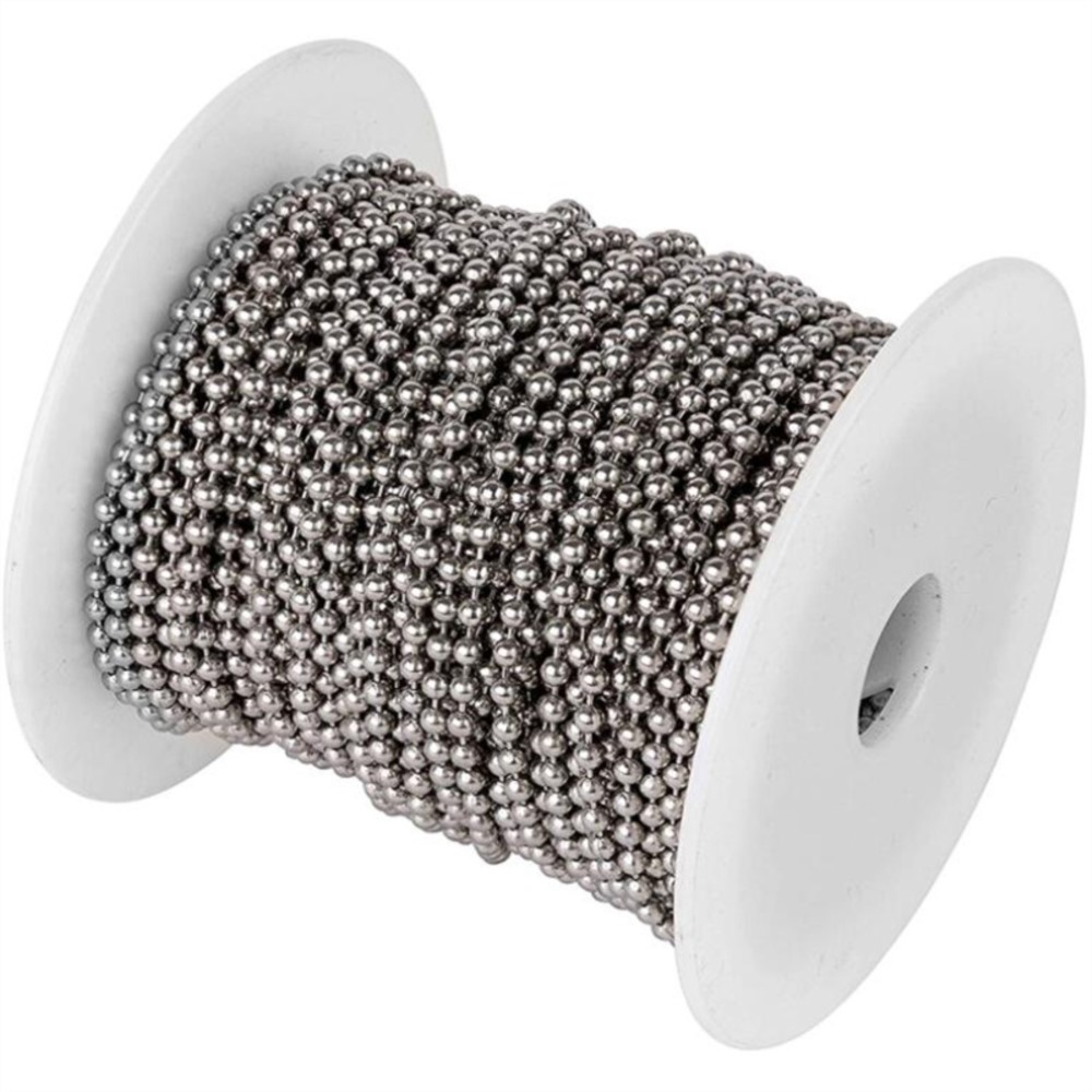 10m Stainless Steel Bead Ball  - Roller Chain ulasan dan harga