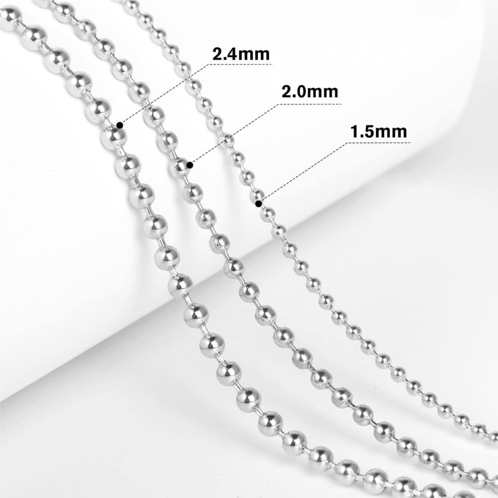 10m Stainless Steel Bead Ball  - Roller Chain ulasan dan harga