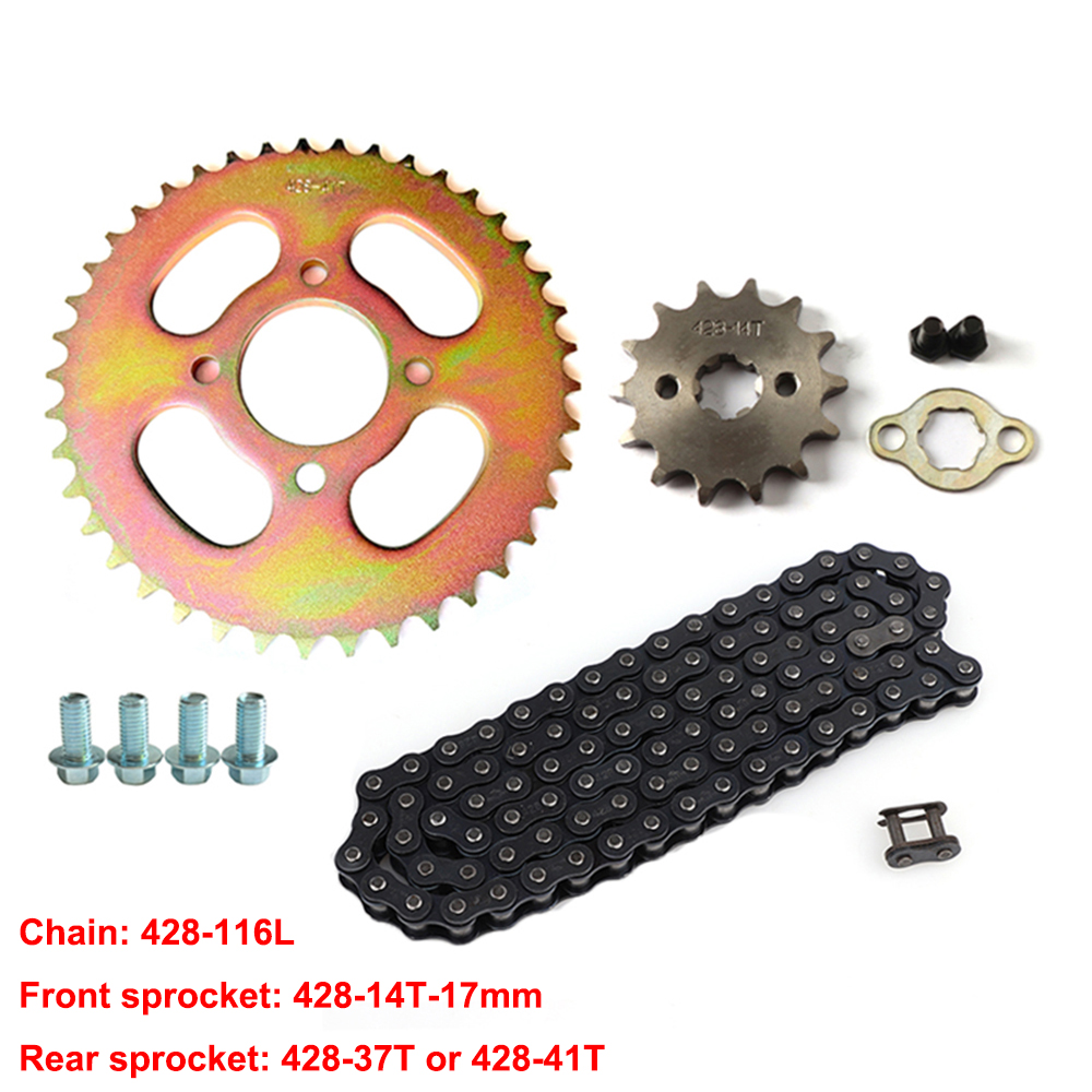 ATV 428 Front Rear Sprocket 11 - 428 Chain ulasan dan harga