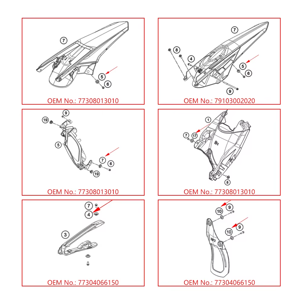 OTOM Motorcycle Chain Slider R - Motorcycle Parts Chain ulasan dan harga