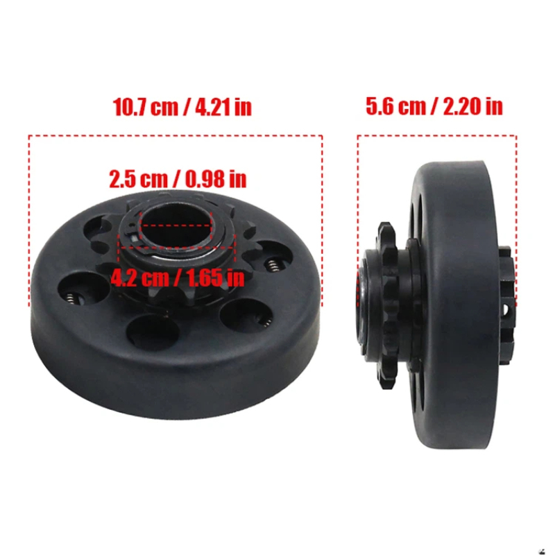 13/14T Tooth Centrifugal Autom - 428 Chain ulasan dan harga