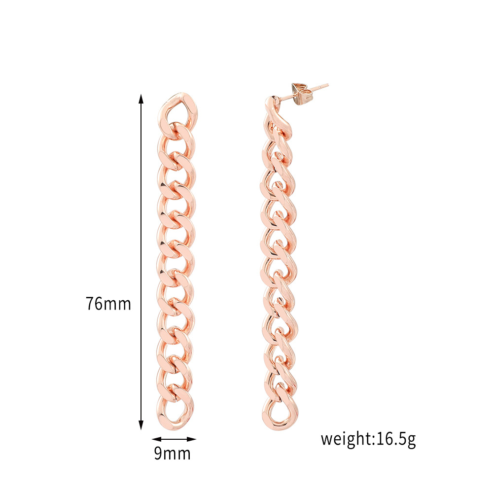 Cool Punk Style Stainless Stee - Steel Chain ulasan dan harga
