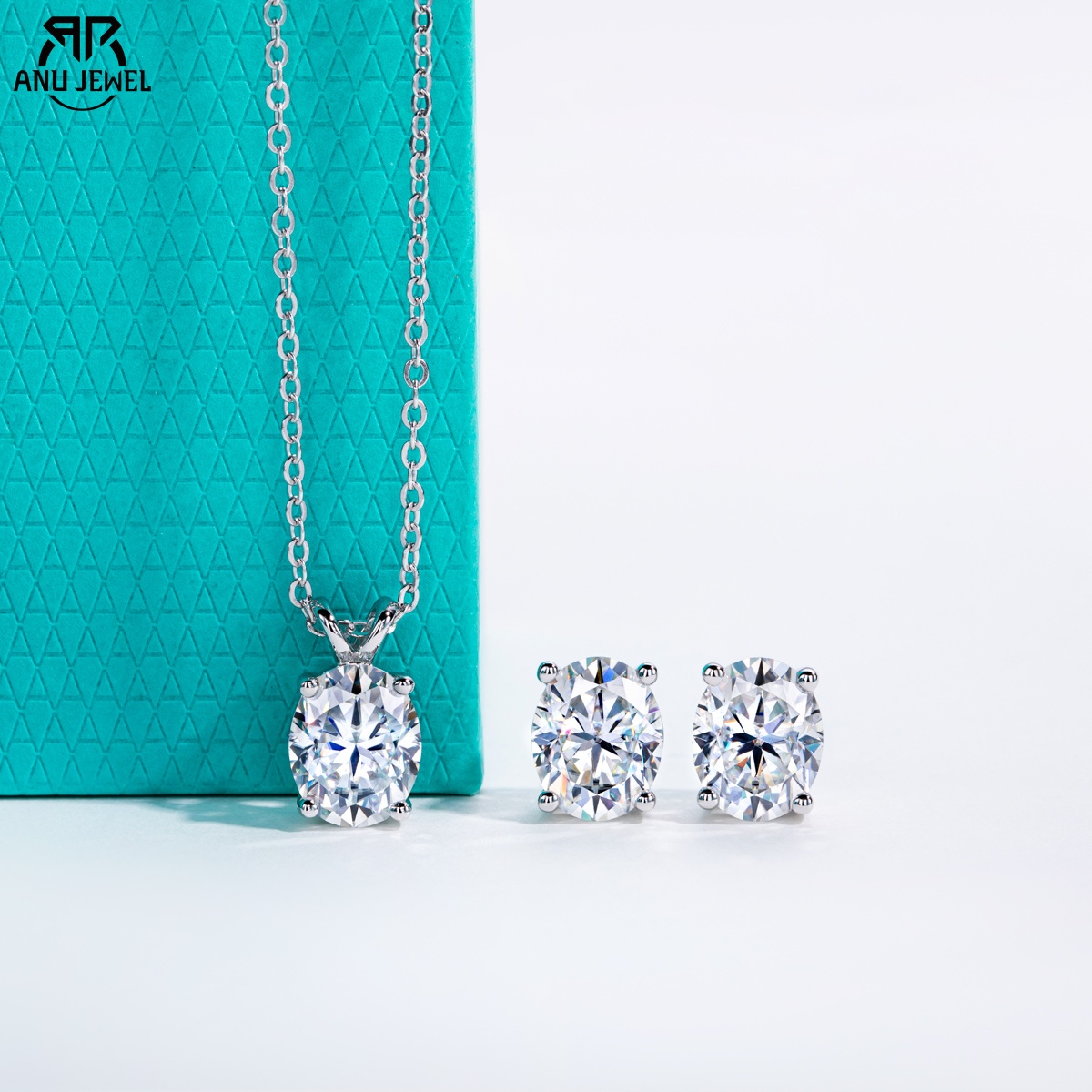 AnuJewel 2-5ct Oval Moissanite - Ansi Chain ulasan dan harga