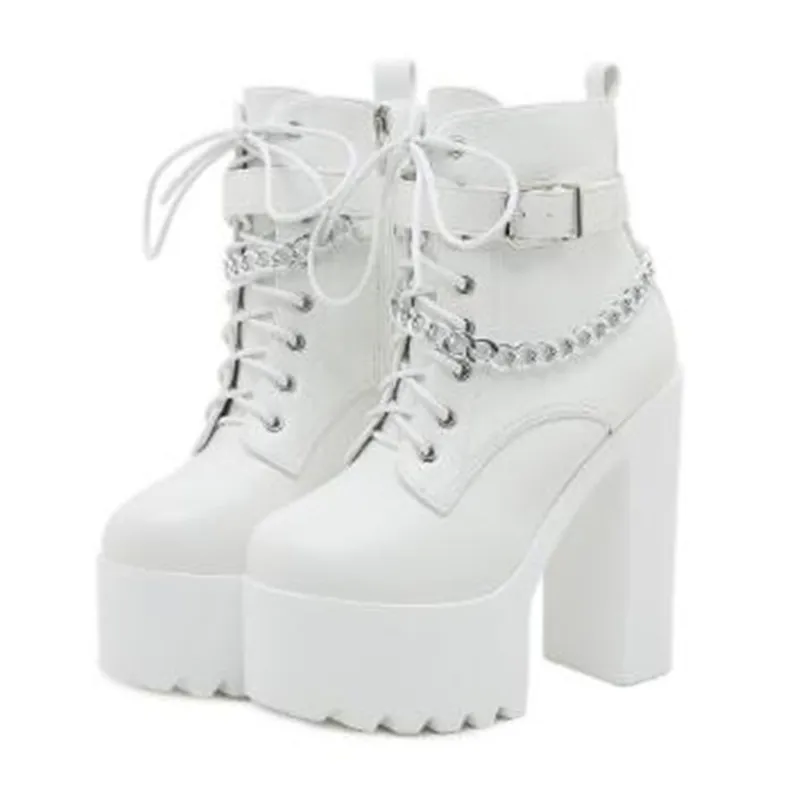 NEW Gothic Buckle Strap Ankle  - Motorcycle Chain ulasan dan harga