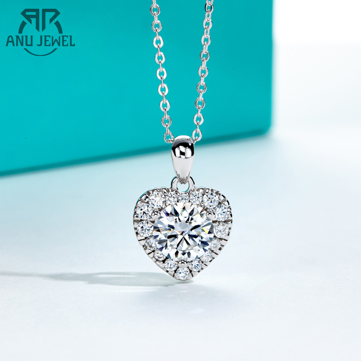 AnuJewel 2ct D Color  Moissani - Ansi Chain ulasan dan harga